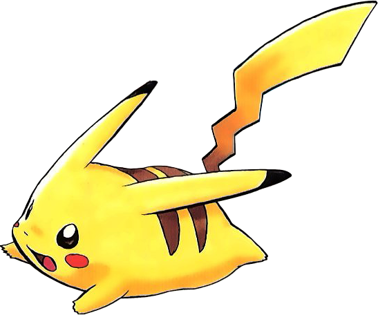 small image of pikachu sprinting